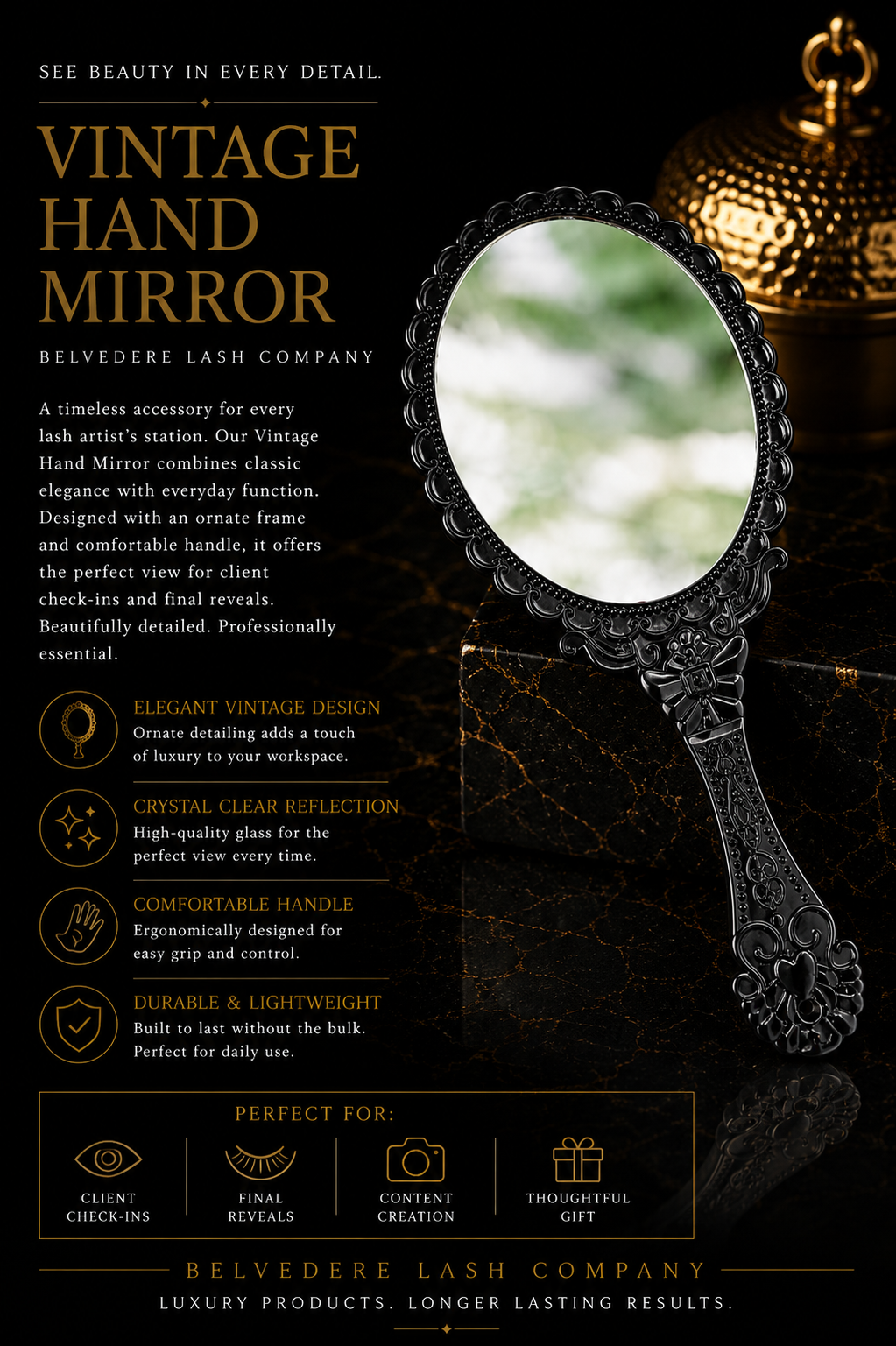 The Belvedere Reveal Mirror