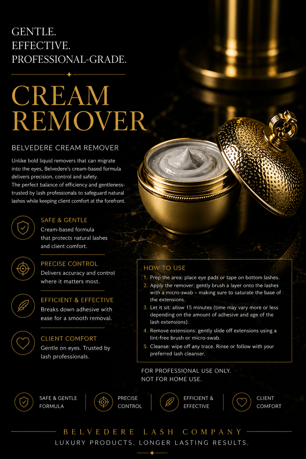 Belvedere Cream Remover